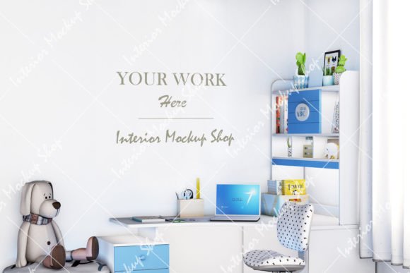 Download Blank Wall Mockup Kids Room, JPG - Mockup kids Collection
