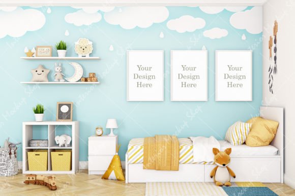Download Frame Mockup Kids - 930 - Mockup kids Collection
