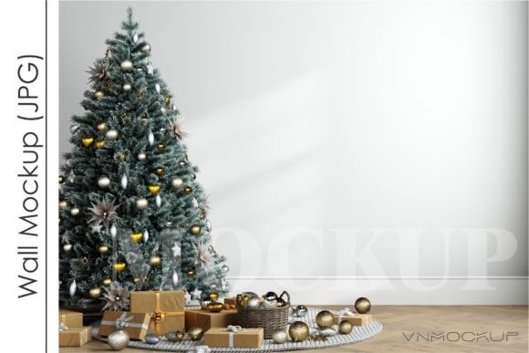 Download Christmas Blank Wall Mockup - Blank Collection
