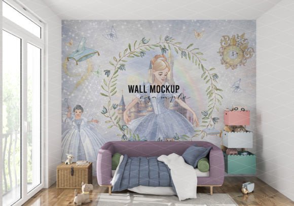 Download Wall Mockup Wallpaper Mockup Kids Room - Mockup kids Collection