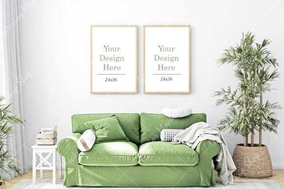 Download Frame Mockup in Modern Interior Room - Modern interior Collection