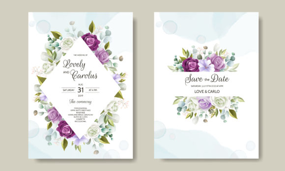 Download Wedding Invitation Floral Design - Premium Resources